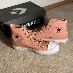 Pink High Top Converse